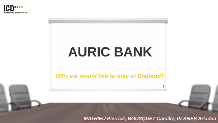 auric bank case study report