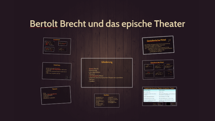 Was Ist Das Epische Theater Bertolt Brecht und das epische Theater by ismail mercan on Prezi