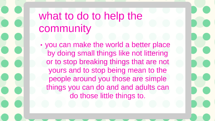 how to make the world a better place ideas