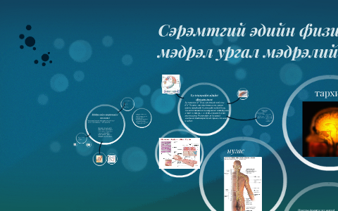 Мэдрэлийн эдийн физиологи by towuu baasanhuu on Prezi
