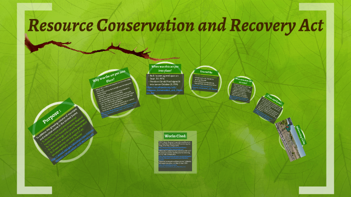 resource conservation and recovery act