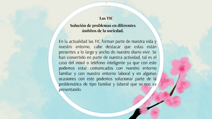 Las TIC en la sociedad by María Cristina Márquez Sánchez on Prezi