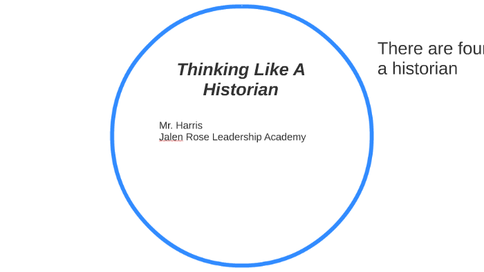 Thinking Like A Historian By Bernard Harris 