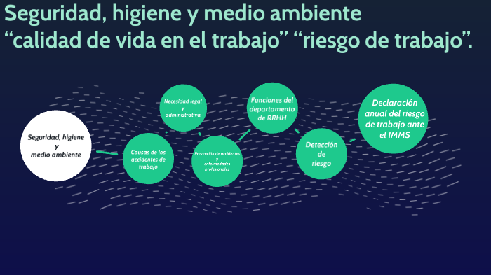 Seguridad, higiene y medio ambiente. 