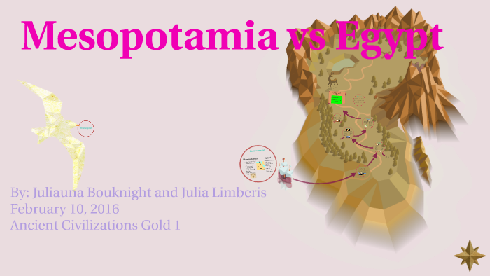 Mesopotamia Vs Egypt By Julia Limberis