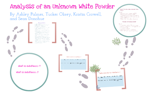 Analysis of White Powder Lab by Ashley Obrey on Prezi