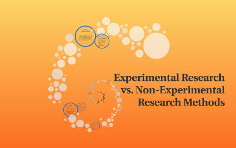 advantages of non experimental research