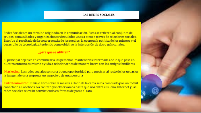 LAS REDES SOCIALES by rosely portalatino on Prezi