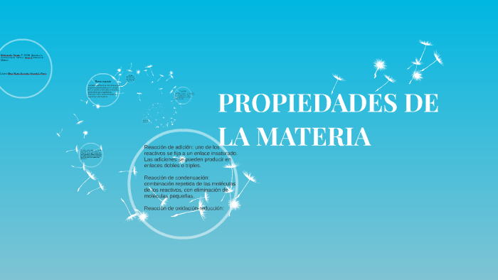 PROPIEDADES DE LA METERIA by Maria Alejandra Guardiola Pérez on Prezi