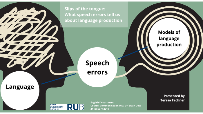 speech errors psychology definition