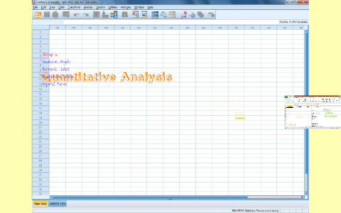 Quantitative Analysis by on Prezi