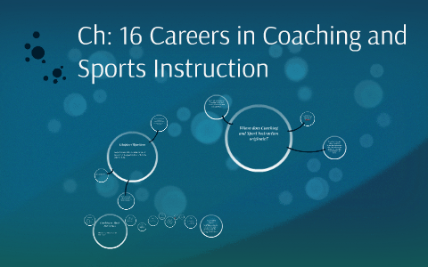 Careers In Coaching And Sports Instruction By Joshua Barker On Prezi