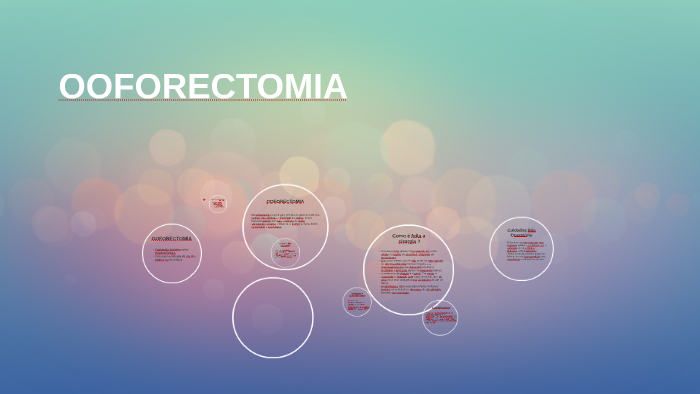 Ooforectomia - Cirurgia