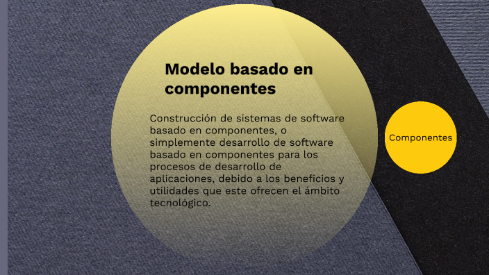 Modelo basado en componentes by Humberto Lopez Garcia