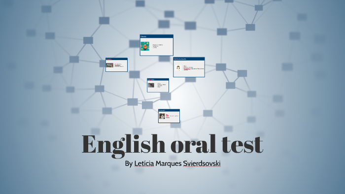 English Oral Test By Leticia Marques