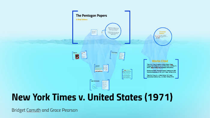 1971 new york times co. v united states case