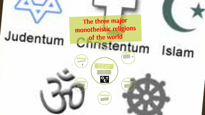 three major religions