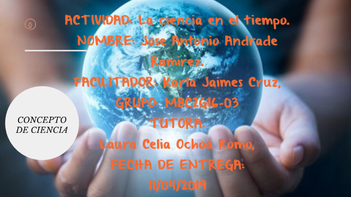 La ciencia en el tiempo by Antonio Andrade Ramirez on Prezi