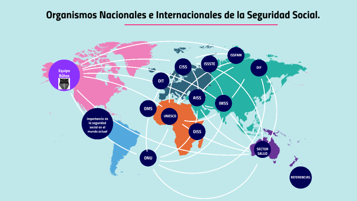 Organismos nacionales e internacionales de la seguridad social by Luis