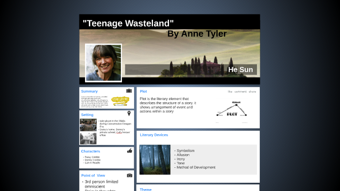 teenage wasteland anne tyler