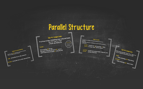 Parallel Structuer Parallel Structure by on Prezi