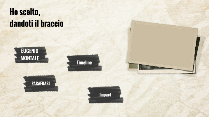 ho sceso, dandoti il braccio by menasso il masso on Prezi
