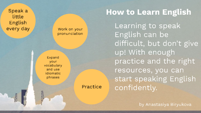 How To Learn English By Anastasiya Biryukova