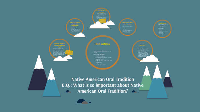 native american oral tradition