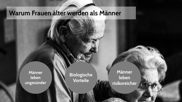 Warum Werden Frauen älter Als Männer