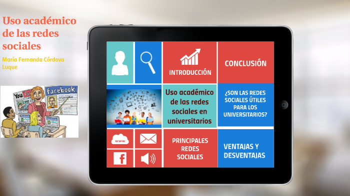 USO ACADÉMICO DE LAS REDES SOCIALES by Maria Fernanda Cordova Luque on ...
