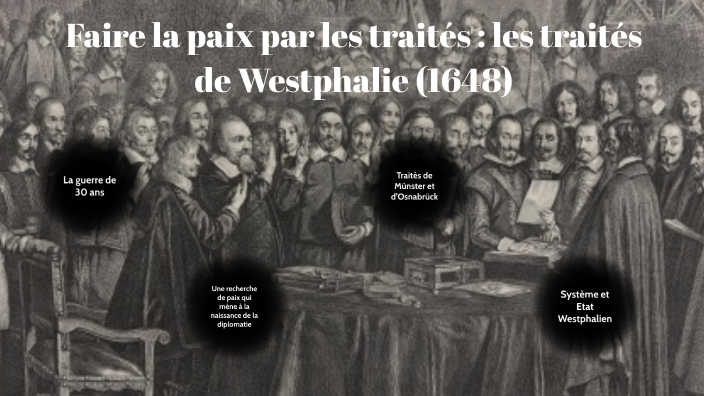 Faire la paix par les traités : les traités de Westphalie (1648) by