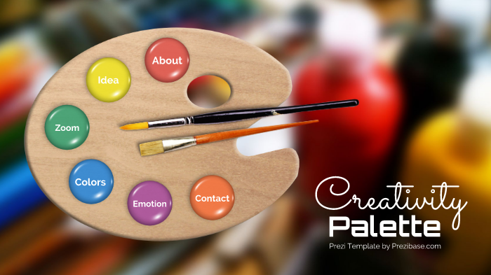 Creativity Palette - Prezi Template by Prezi Templates by Prezibase on ...