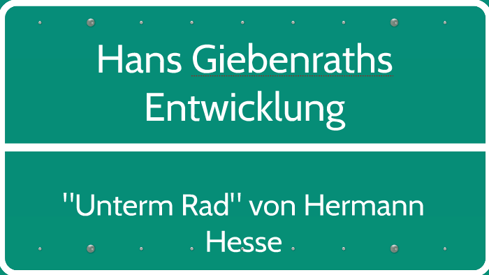 Wo wohnt Hans giebenrath?