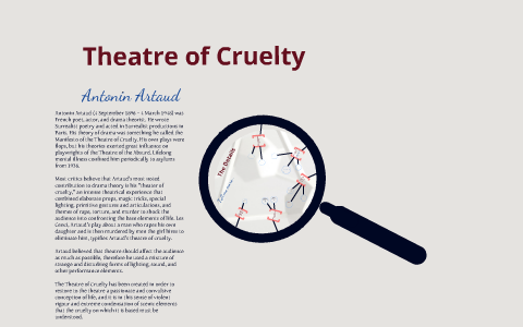 characteristics of theatre of cruelty