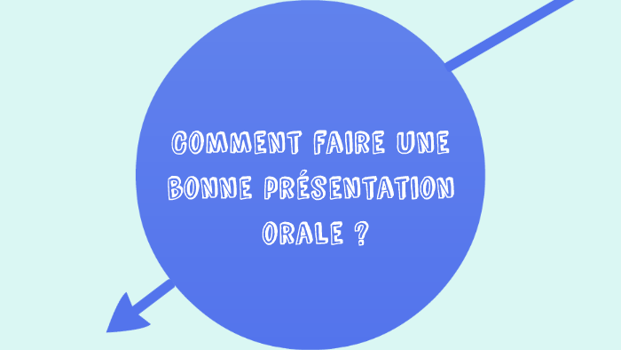 une bonne presentation en francais