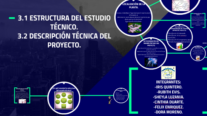 3.1 ESTRUCTURA DEL ESTUDIO TÉCNICO by Dora Moreno on Prezi