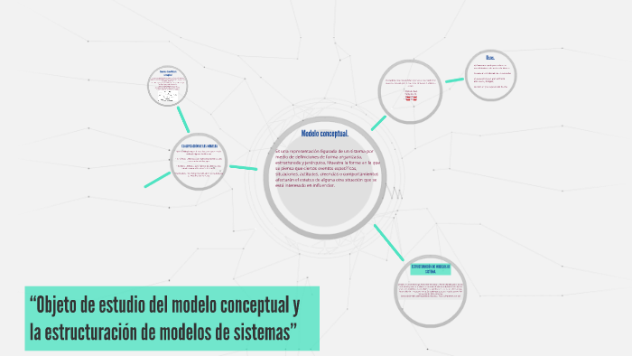 Objeto de estudio del modelo conceptual y la estructuración by diana  calderon