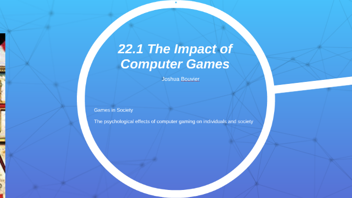 impact of computer games on society and individuals
