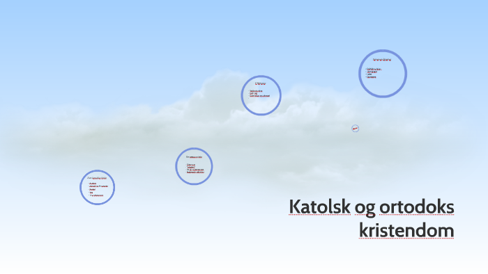 Katolsk Og Ortodoks Kristendom Likheter Og Forskjeller