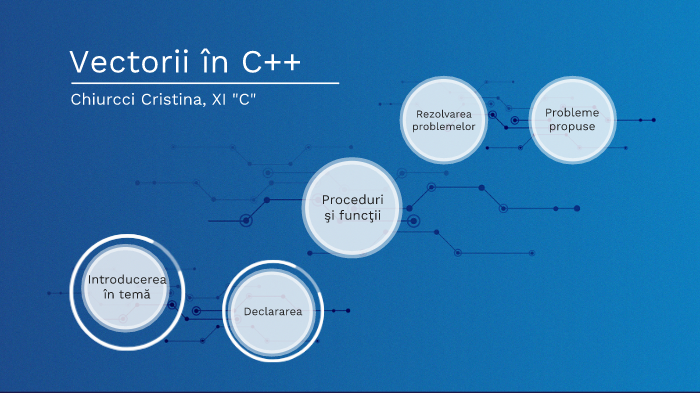 Vectori C++ by Cristina Chiurcci on Prezi