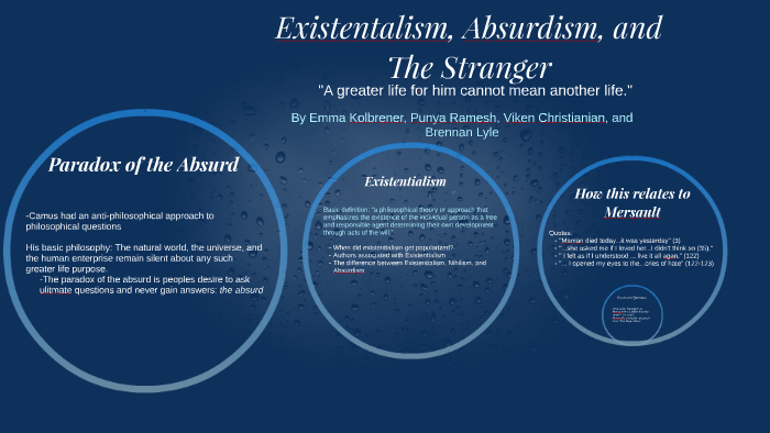 the stranger philosophy existentialism