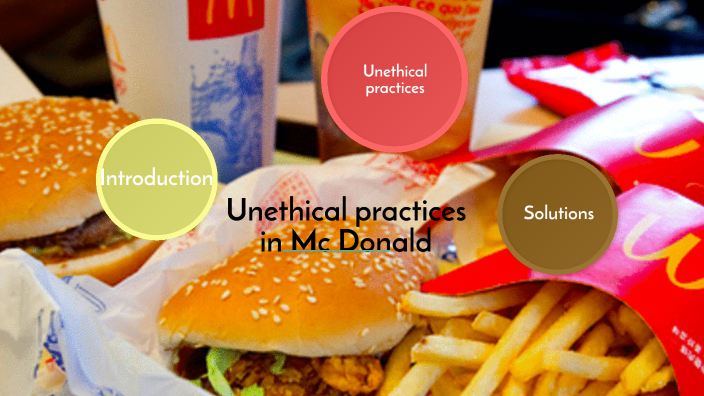 mcdonalds unethical case study