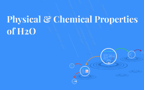 Physical Chemical Properties Of H2o By Katie Elder