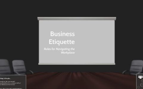 Business Etiquette by Ana Moran on Prezi