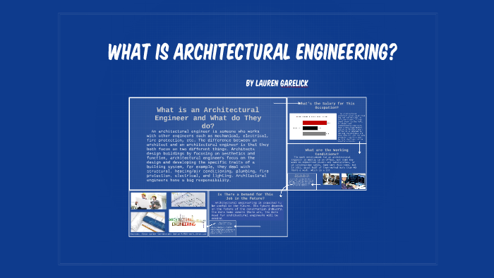 What is archetectural engineering by lauren garelick on Prezi