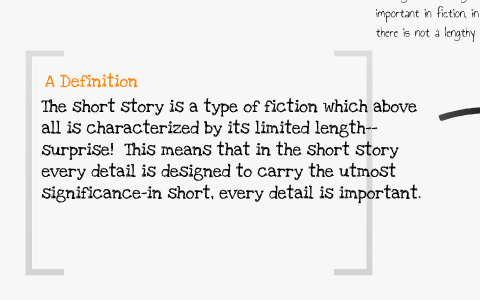 bille smerte Juice THE SHORT STORY- GENRE CONVENTIONS by Christine Wilson