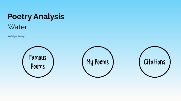 Poem Analysis by Ashlyn Perry on Prezi