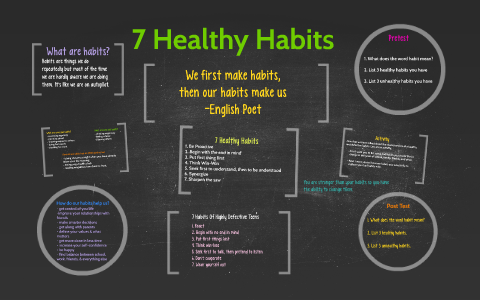 7 Healthy Habits By Amanda Hatch On Prezi Next