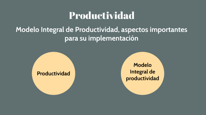 Productividad by Maria Garcia on Prezi Next