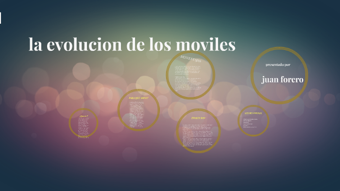 La Evolucion De Los Moviles By Juan Forero 4684